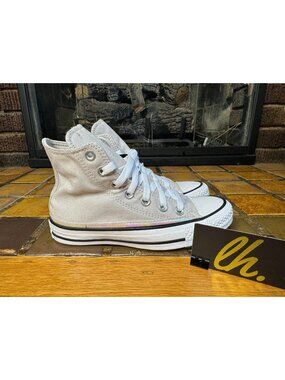 Women’s 5 Converse Chuck Taylor All Star Hi Iridescent Athletic Shoes 566110f